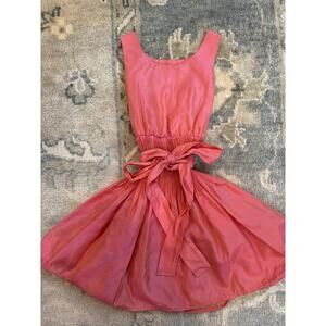 BOUTIQUE MIGNONE DARK PEACH ELEGANT SLEEVELESS DRESS SZ 5/6